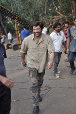 Sunny Deol at the Promotion of film Singh Saab the Great on the sets of CID in Filmcity, Mumbai on 12th Nov 2013